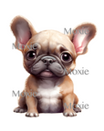 French Bulldog Pup Decal & Acrylic Blank COMBO