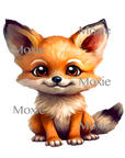 Fox Decal & Acrylic Blank COMBO