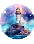 Watercolor Lighthouse Decal
