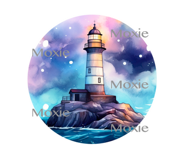 Watercolor Lighthouse Decal