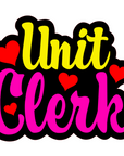 Unit Clerk Acrylic Blank