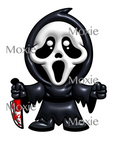 Scream 3D Inflated Decal & Acrylic Blank COMBO