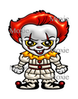 Pennywise 3D Inflated Decal & Acrylic Blank COMBO