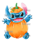 Pumpkin Stitch Decal & Acrylic Blank COMBO