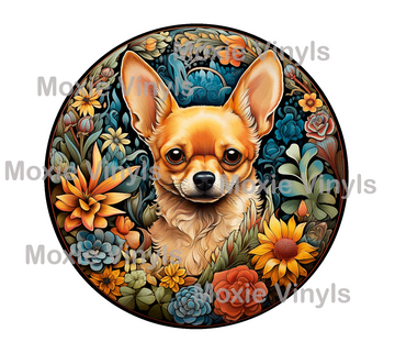 Stained Chihuahua Decal