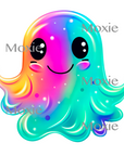 Neon Ghost Decal & Acrylic Blank COMBO