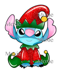 Elf Stitch Decal & Acrylic Blank COMBO