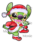 Christmas Stitch Decal & Acrylic Blank COMBO