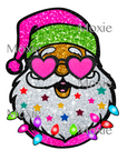 Groovy Santa Decal & Acrylic Blank COMBO