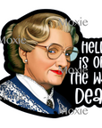 Help Is On The Way Decal & Acrylic Blank COMBO
