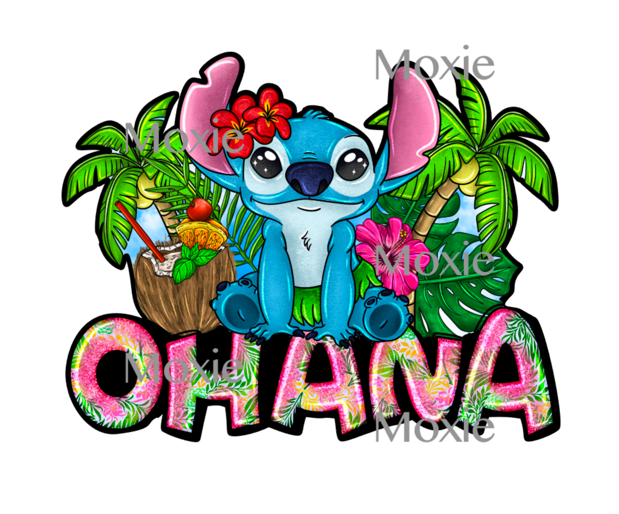 Ohana Decal & Acrylic Blank COMBO