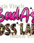 Bad Ass Boss Lady UV DTF Transfer