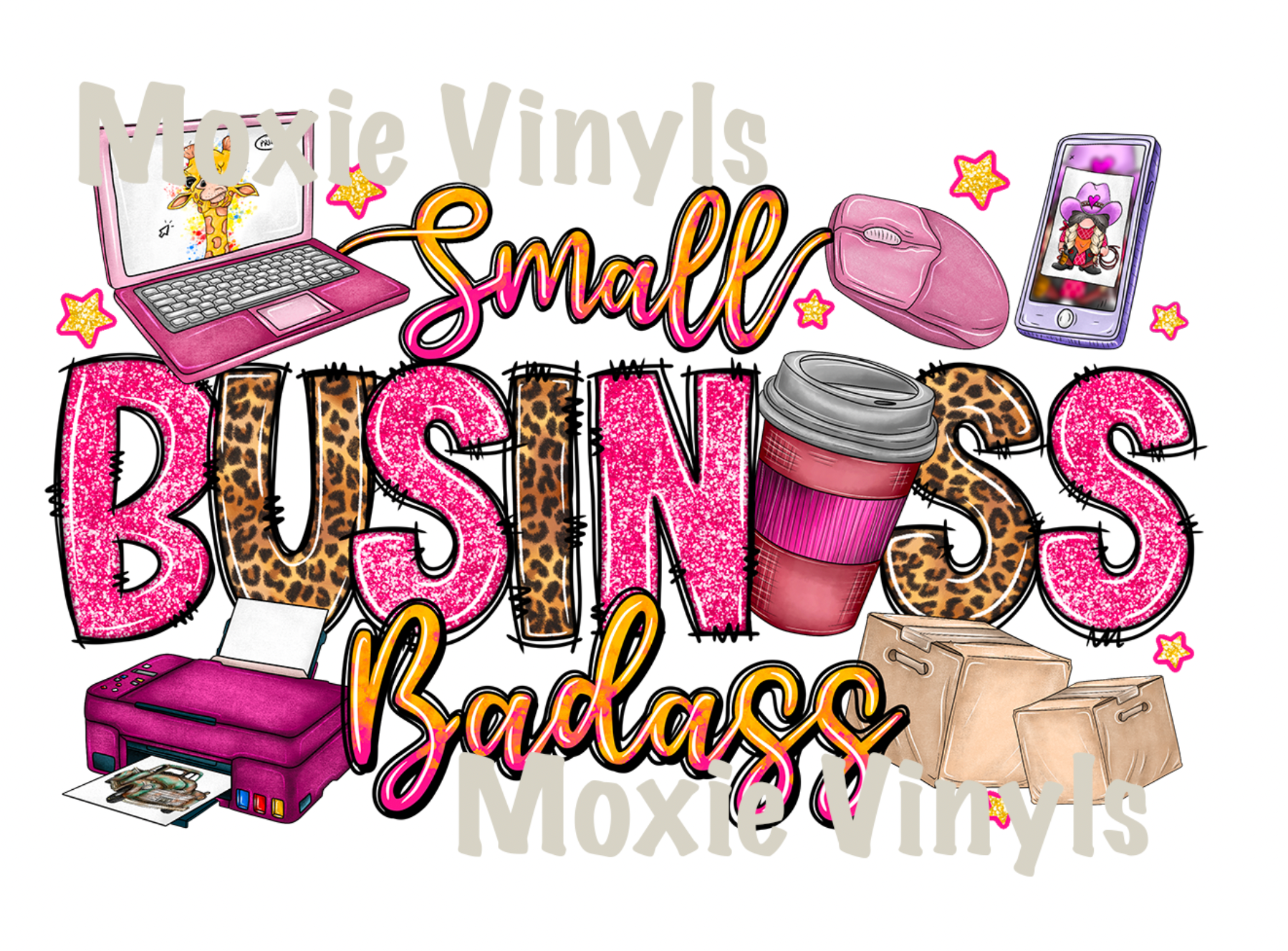 Small Business UV DTF Transfer