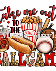 Take Me To The Ballgame UV DTF Transfer