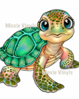 Baby Sea Turtle UV DTF