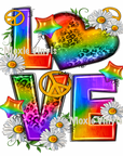 Pride Love UV DTF