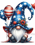 Patriotic Gnome UV DTF
