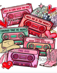 Valentine Cassettes UV DTF