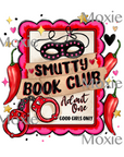 Smutty Book Club UV DTF Transfer