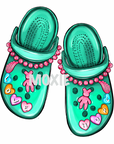 Croc Love UV DTF