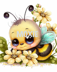 Cute Baby Bumblebee UV DTF
