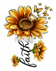 Sunflower Faith UV DTF