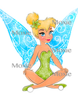Tinkerbell Decal & Acrylic Blank COMBO