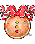 Peppermint Mouse Ears Decal & Acrylic Blank COMBO