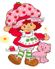 Strawberry Shortcake Acrylic blank decal