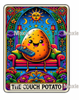 Tarot The Couch Potato UV DTF