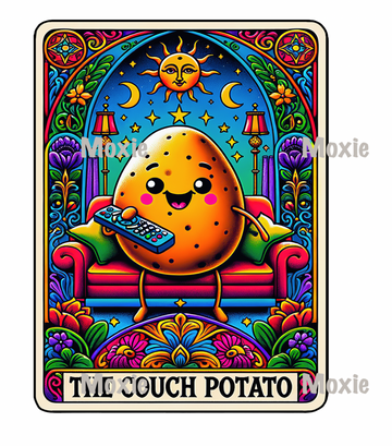 Tarot The Couch Potato UV DTF