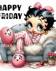 Betty Happy Friday UV DTF