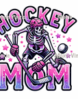 Hockey Mom Skeleton UV DTF