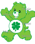 Care Bear Green Decal & Acrylic Blank COMBO