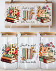 Girl Loves Books Glass Wrap