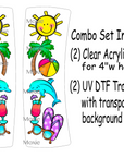 Beach Hair Clip UV DTF/Blanks Combo