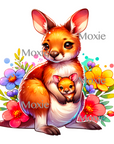 Kangaroo Joey UV DTF