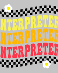 Interpreter UV DTF Transfer Decal for Glassware
