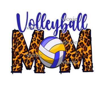 Volleyball Mom UV DTF Decal