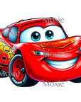Race Car Decal & Acrylic Blank COMBO