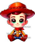 Cowboy Decal & Acrylic Blank COMBO