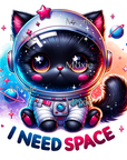 I Need Space UV DTF Decal