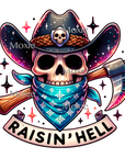 Raising Hell UV DTF Decal