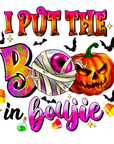 I Put The Boo in Boujie UV DTF Decal