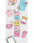 Groovy Nurse Pen Wrap UV DTF