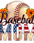 Baseball Mom Sunflower UV DTF