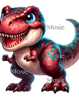 Dinosaur Acrylic Blank Combo with UV DTF decal