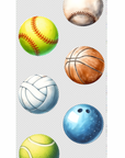 Sports Balls Pen Wrap UV DTF