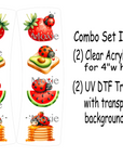 Ladybug Sweets Hair Clip UV DTF/Blanks Combo