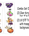Wonderland Hair Clip UV DTF/Blanks Combo